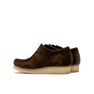 Zapato Hombre Clarks Originals Wallabee Dark Brown Gamuza