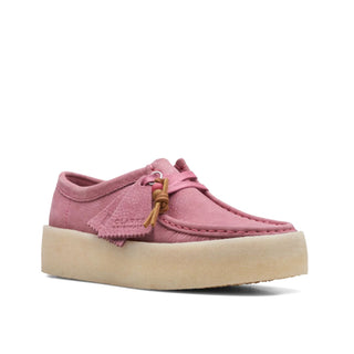 Zapato Mujer Clarks Originals Wallabee Cup Rosa Nubuck