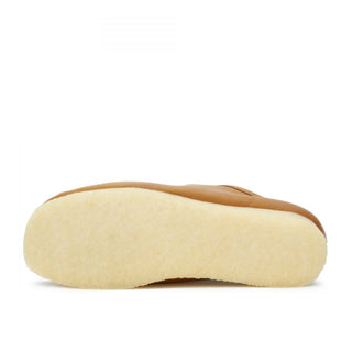 Zapato Clarks Hombre Wallabee Tan Cuero Cafe Claro