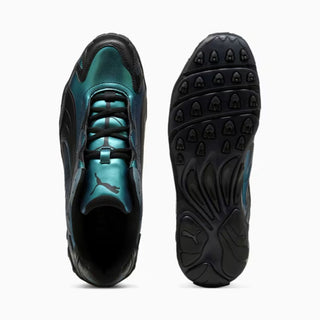 Tenis Unisex Puma Inhale Color Shifting Verde Negro vista superior