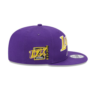 New Era LA Lakers NBA Flat Visor 9FIFTY Purple