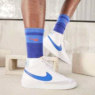 Nike Blazer Mid 77 Vintage White - Royal Blue