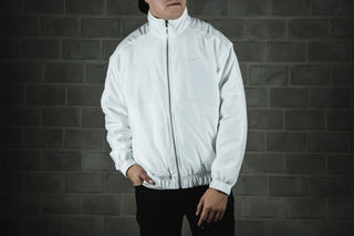 Nike Solor Swoosh Satin Bomber Jacket