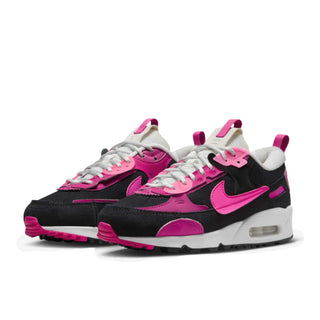 Tenis Mujer Nike Air Max 90 Futura Black Hot Pink vista del par