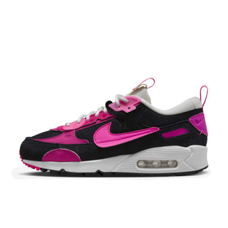 Tenis Mujer Nike Air Max 90 Futura Black Hot Pink vista lateral