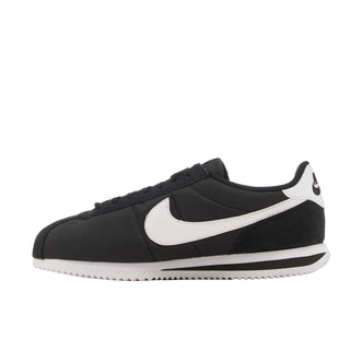 Tenis Hombre Nike Cortez Black and White Vista Lateral Pincipal