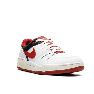 Tenis hombre Nike Full Force Low Blanco Rojo vista lateral frontal