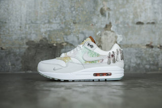 Women's Nike Air Max 1 Phantom and Bright Mandarin