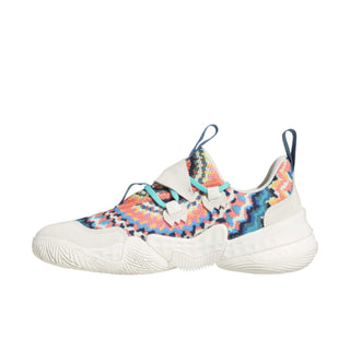 Tenis Hombre adidas Trae Young 1 Tie-Dye blanco multicolor vista lateral principal