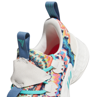 Tenis Hombre adidas Trae Young 1 Tie-Dye blanco multicolor vista zoom talon