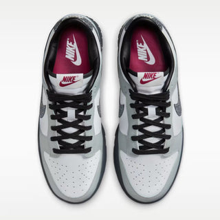 Tenis Mujer Nike Dunk Low LX Grey Glitter vista par superior