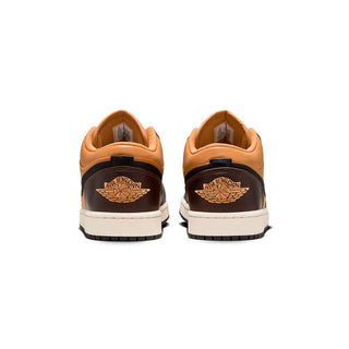 Tenis Hombre Air Jordan 1 Low Flax and Baroque Brown