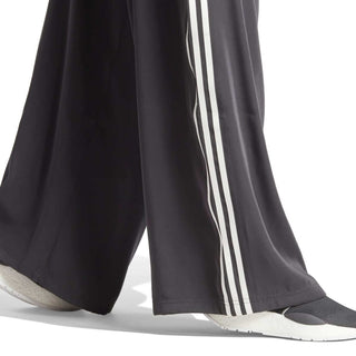 adidas Pants  Blue Version Wide Leg Satin Black