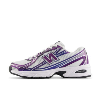Tenis Unisex New Balance 740 Blanco Morado vista lateral principal