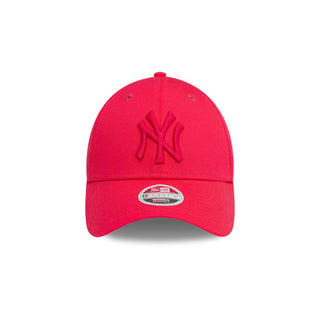 Gorra Mujer New York Yankees MLB League Essentials 9FORTY Rosa Fuerte frontal