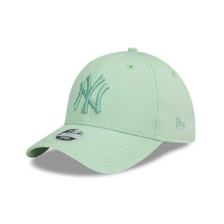 Gorra Mujer New York Yankees MLB League Essentials 9FORTY Verde Pastel lateral