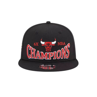 Gorra New Era Chicago Bulls NBA Champions side patch 9FIFTY vista frontal