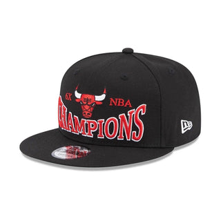 Gorra New Era Chicago Bulls NBA Champions side patch 9FIFTY vista frontal
