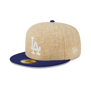Gorra New Era Harris Tweed x MLB Los Angeles Dodgers 59FIFTY vista frente