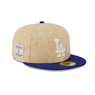 Gorra New Era Harris Tweed x MLB Los Angeles Dodgers 59FIFTY vista frente
