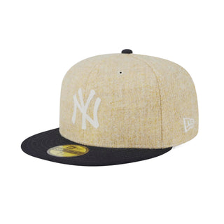 Gorra New Era Harris Tweed x MLB New York Yankees 59FIFTY vista lateral principal