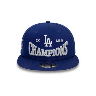 Gorra New Era Los Angeles Dodgers NBA Champions side patch 9FIFTY vista frontal