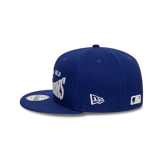 Gorra New Era Los Angeles Dodgers NBA Champions side patch 9FIFTY vista lateral