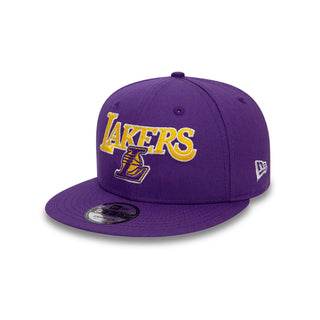 Gorra New Era Los Angeles Lakers NBA Flat Visor 9FIFTY vista frontal
