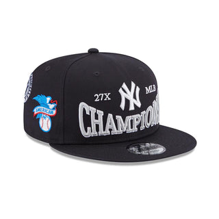 Gorra New Era New York Yankees MLB Champions side patch 9FIFTY vista lateral secundaria