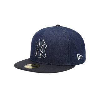 Gorra New Era New York Yankees MLB Denim 2Tone 59Fifty vista lateral principal