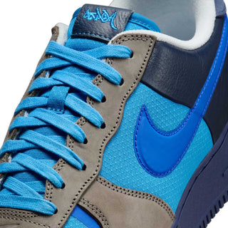 vTenis Hombre Nike Air Force 1 Low x Stash Gris Azul vista zoom detalle