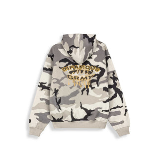 Sudadera Unisex Grimey FOLLOW THE DOLLAR Camuflaje Blanco vista atras