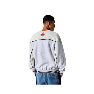 Sudadera Unisex Grimey Scratching Memories Sport Gris vista atras