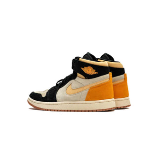 Tenis Hombre Air Jordan 1 High Zoom Gold Black vista atras