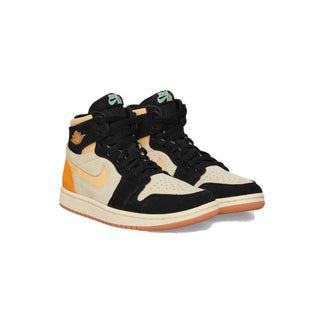 Tenis Hombre Air Jordan 1 High Zoom Gold Black vista par frontal