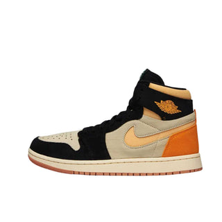 Tenis Hombre Air Jordan 1 High Zoom Gold Black vista lateral principal
