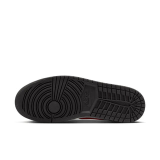 Tenis Hombre Air Jordan 1 Low EASYON Negro Naranja Blanco vista suela