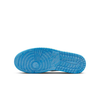 Tenis Hombre Air Jordan 1 Retro High OG Azul UNC Reimagined vista suela