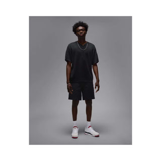 Tenis Hombre Air Jordan 4 RM Blanco Negro Rojo vista foto referencia