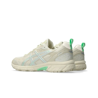 Tenis Hombre Asics GEL-NUNOBIKI Verde Crema vista par atras
