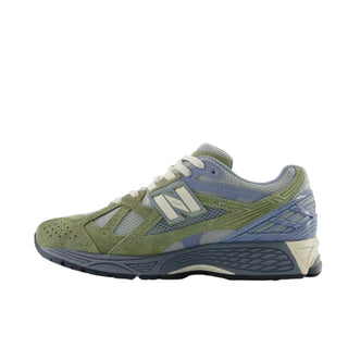 Tenis Hombre New Balance 1906 Utility Gris Verde Azul vista lateral principal