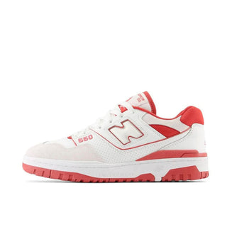 Tenis Hombre New Balance 550 White Red vista lateral principal