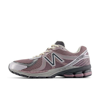 Tenis Hombre New Balance 860 v2 Vino Gris vista lateral principal