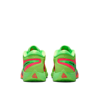 Tenis Hombre Nike Giannis Freak 6 Green Hyper Pink vista par atras