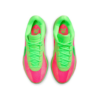 Tenis Hombre Nike Giannis Freak 6 Green Hyper Pink vista par superior