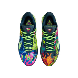 Tenis Hombre Nile LeBron XXII Verde Azul Rosa vista par superior