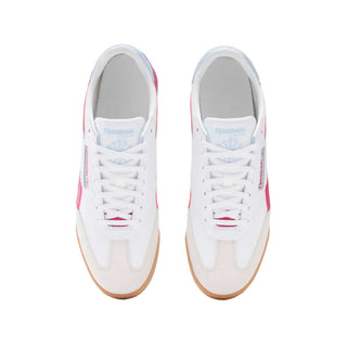 Tenis Hombre Reebok Campio XT White and Burgundy vista arriba par