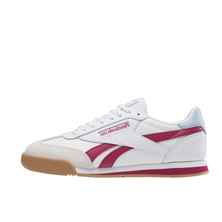 Tenis Hombre Reebok Campio XT White and Burgundy vista lateral principal