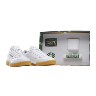 Tenis Hombre Reebok Club C 85 Blanco Azul vista set