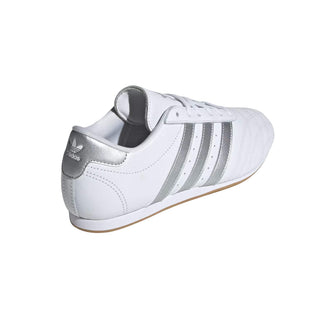 Tenis mujer adidas Taekwondo Lace Blanco Plateado vista atras